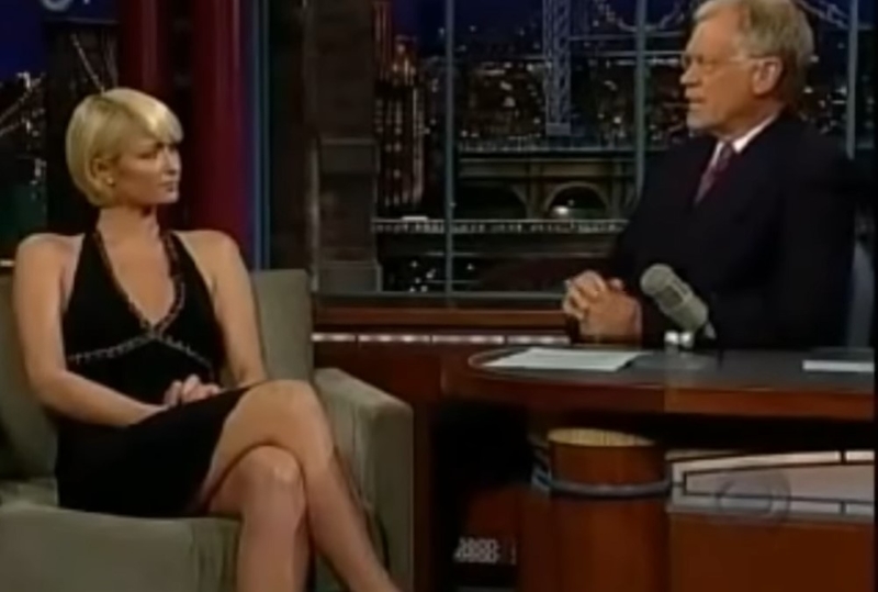 When David Letterman Made Paris Hilton Rehash Her Darkest Moment | Youtube.com/BPC English