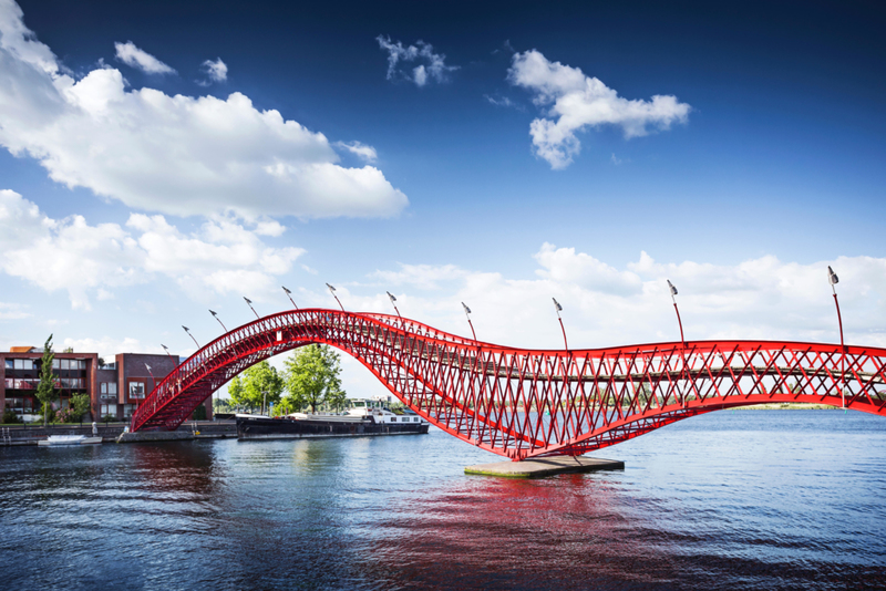 Python Bridge - Amsterdam, Netherlands | Alamy Stock Photo by Sebastian Grote/mauritius images GmbH