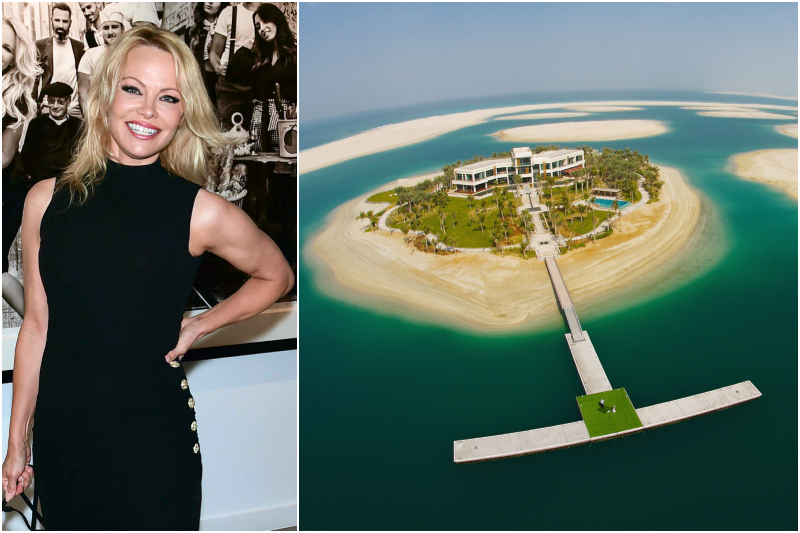 Pamela Anderson - Dubai | Getty Images Photo by Michael Bezjia/Maddox Gallery Los Angeles & Nakheel/Handout