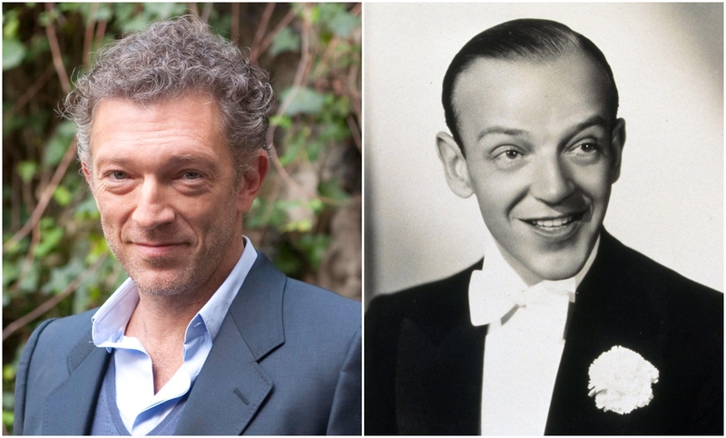 Vincent Cassel y Fred Astaire | Alamy Stock Photo