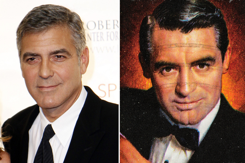 George Clooney y Cary Grant | Shutterstock & Getty Images Photo by PictureLake