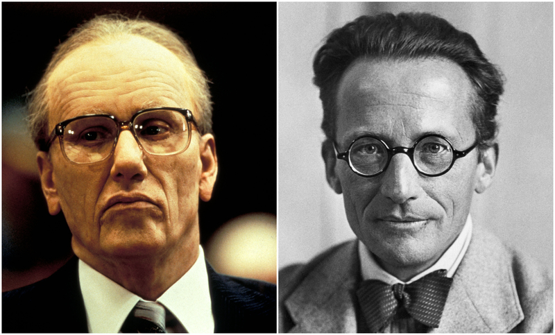 James Woods y Erwin Schrodinger | Getty Images Photo by Bettmann & Alamy Stock Photo 