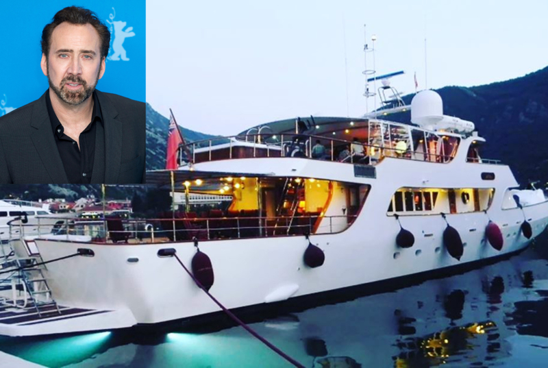 Nicolas Cage’s Sarita and his over-the-top lifestyle | Instagram/@celebrityyacht & Alamy Stock Photo by Gonçalo Silva/Alamy Live News
