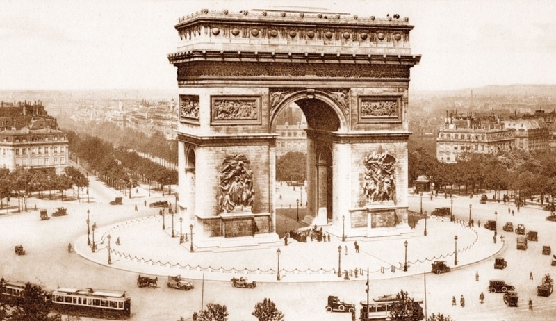 Arc de Triomphe Then | Alamy Stock Photo