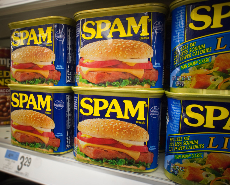 Spam for dinner | Alamy Stock Photo by Richard B. Levine