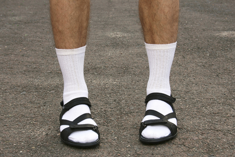 Socks With Sandals | Mykola Komarovskyy/Shutterstock