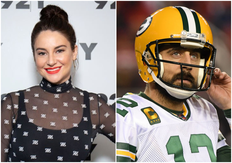 Shailene Woodley and Aaron Rodgers | Getty Images Photo by Santiago Felipe & Harry How