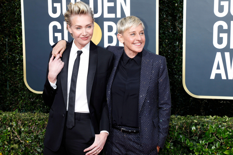 Ellen DeGeneres and Portia De Rossi | Alamy Stock Photo