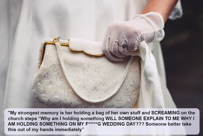 La novia que no pudo sostenerlo | Shutterstock