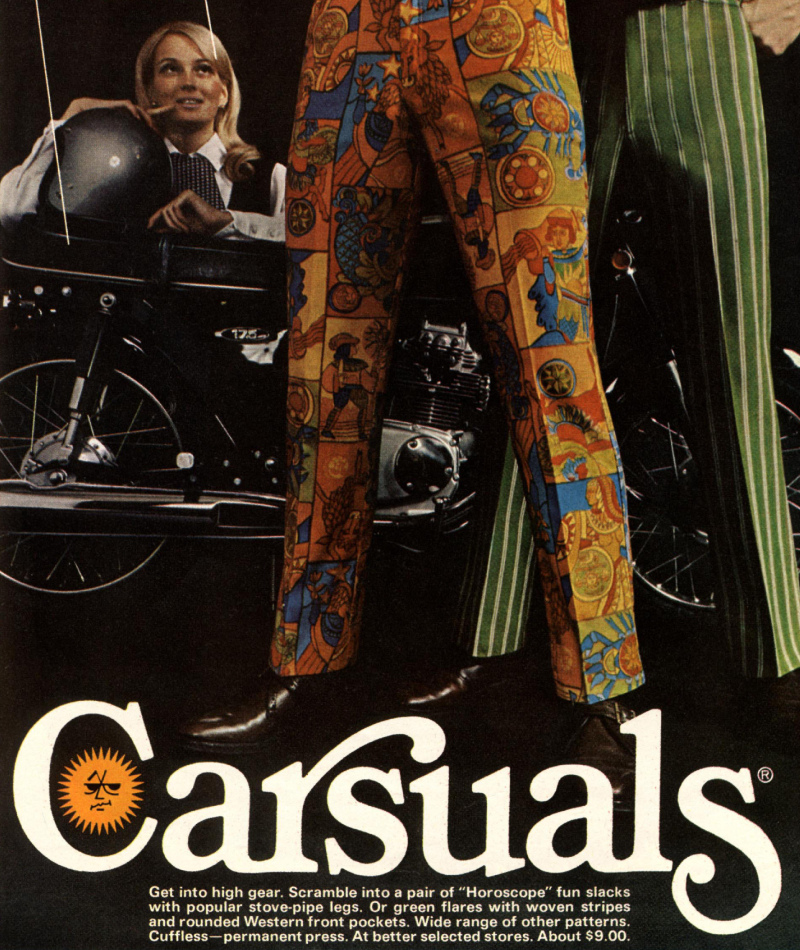 Carsual's Horoskop-Hose | Alamy Stock Photo by Retro AdArchives