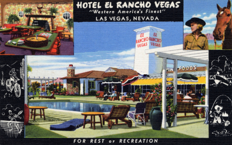 Hotel El Rancho | Alamy Stock Photo by Curt Teich Postcard Archives/Heritage Image Partnership Ltd 