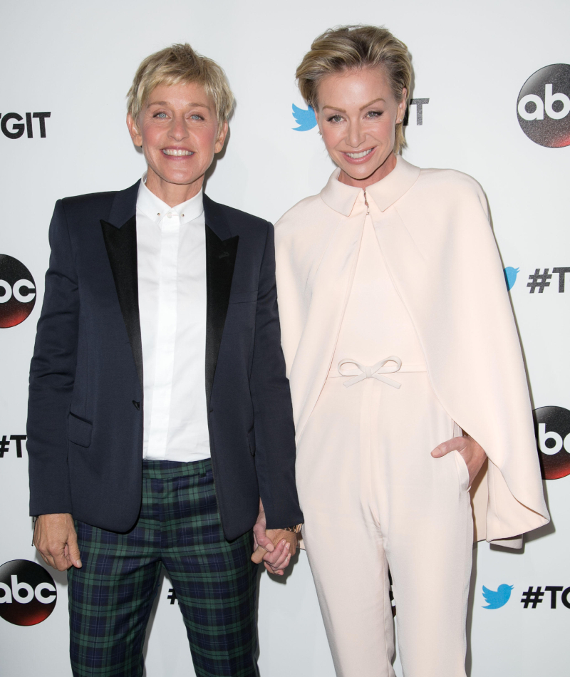 Ellen DeGeneres and Portia de Rossi | Alamy Stock Photo by WENN Rights Ltd 