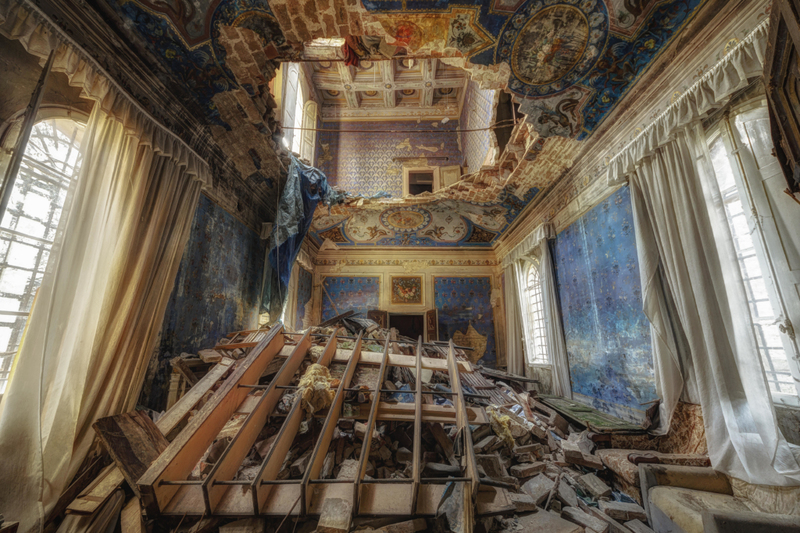 Castillo abandonado en Italia | Alamy Stock Photo by Media Drum World