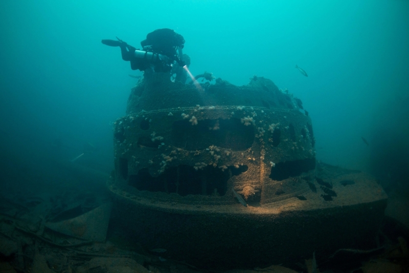 El buque de guerra británico más antiguo que se ha encontrado en los grandes lagos de Ontario | Alamy Stock Photo by Steve Jones/Stocktrek Images, Inc. 