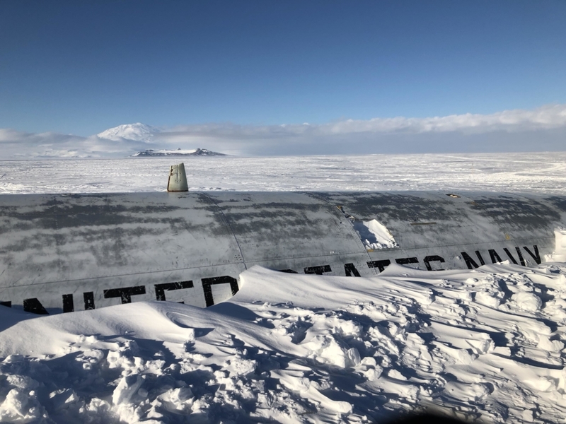 Los restos del Pegasus en el estrecho de McMurdo, Antártida | Alamy Stock Photo by Loudboy / Stockimo
