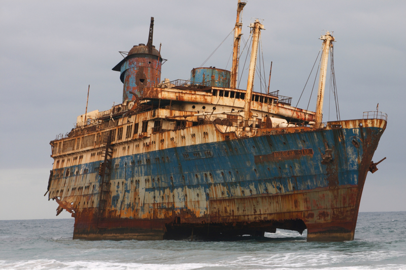 El naufragio del SS America, Islas Canarias | Alamy Stock Photo by Islandstock