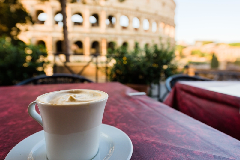 Cappuccinos in Rome | Alamy Stock Photo
