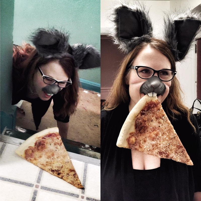 Die Rückkehr der Pizza-Ratte aus New York | Instagram/@thereseterbunny