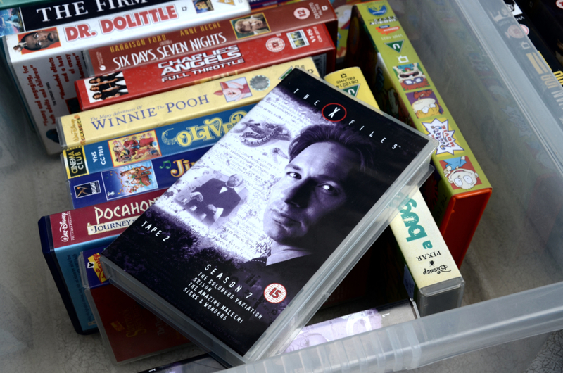 Alte VHS-Kassetten | Alamy Stock Photo by Alan Wilson