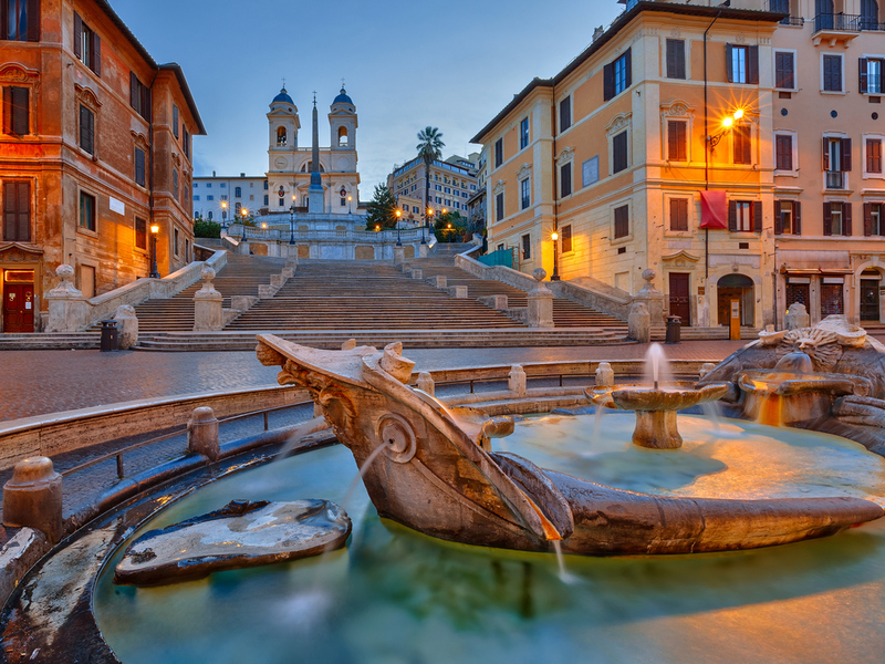 Fantasie: Die Spanische Treppe, Rom | Shutterstock 