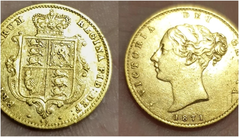 A 19th Century Queen Victoria Gold Coin | Reddit.com/handyteacup