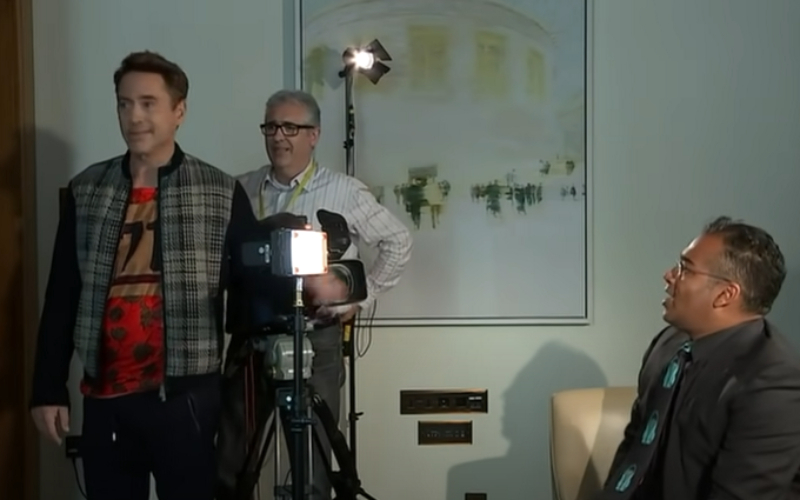 Robert Downey Jr. Walked Out of the Interview | Movie Shot/Youtube/@Channel4News