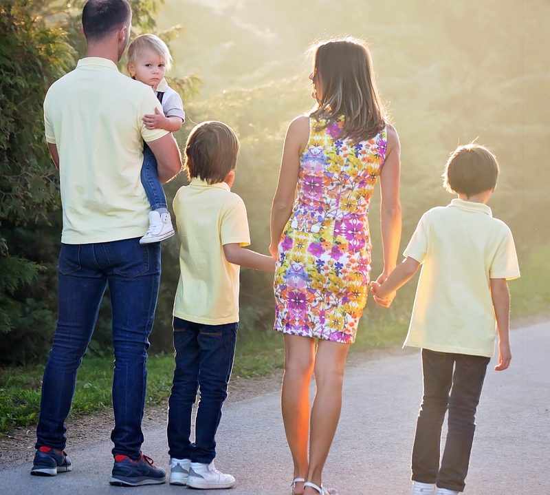 Eine glückliche Familie | Shutterstock