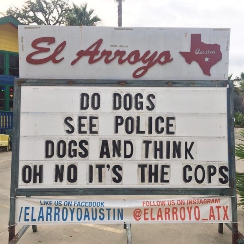 Cheese it; it’s the Cops | Instagram/@elarroyo_atx