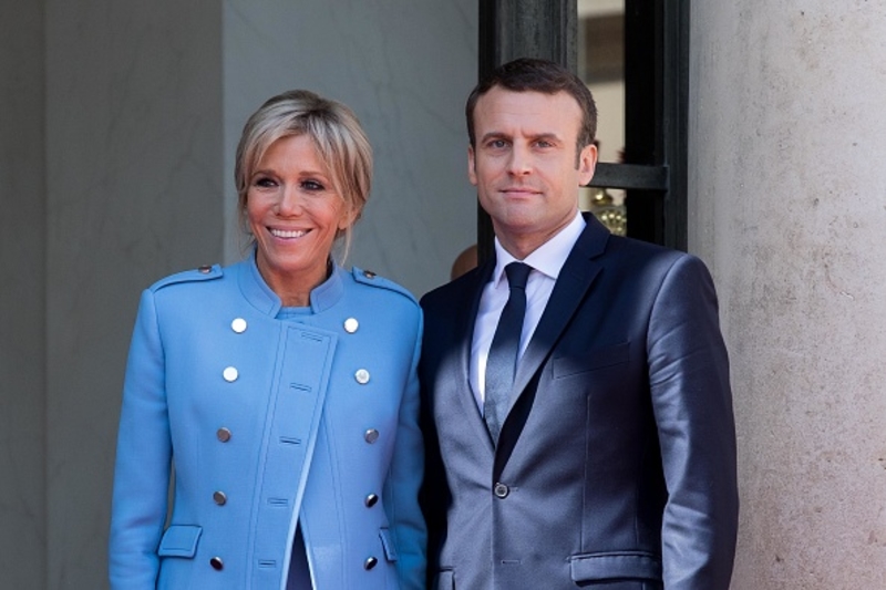 Emmanuel Macron und Brigitte Trogneux – seit 2007 zusammen | Getty Images Photo by Christophe Morin/IP3