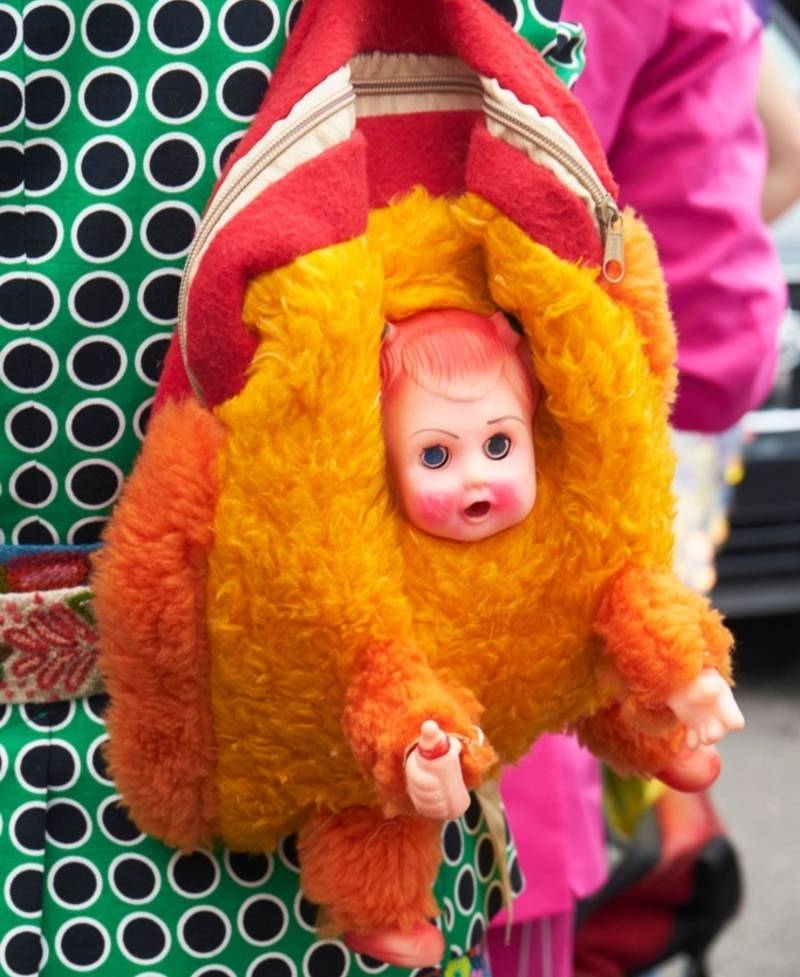 Baby Doll Backpack | Alamy Stock Photo by Jenny Bohr