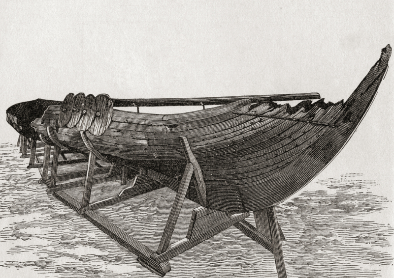 Ihre Toten wurden in Booten begraben | Getty Images Photo by Universal History Archive