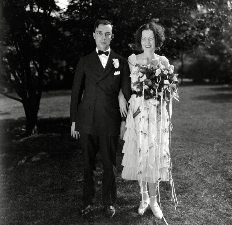 Buster Keaton y Natalie Talmadge | Alamy Stock Photo