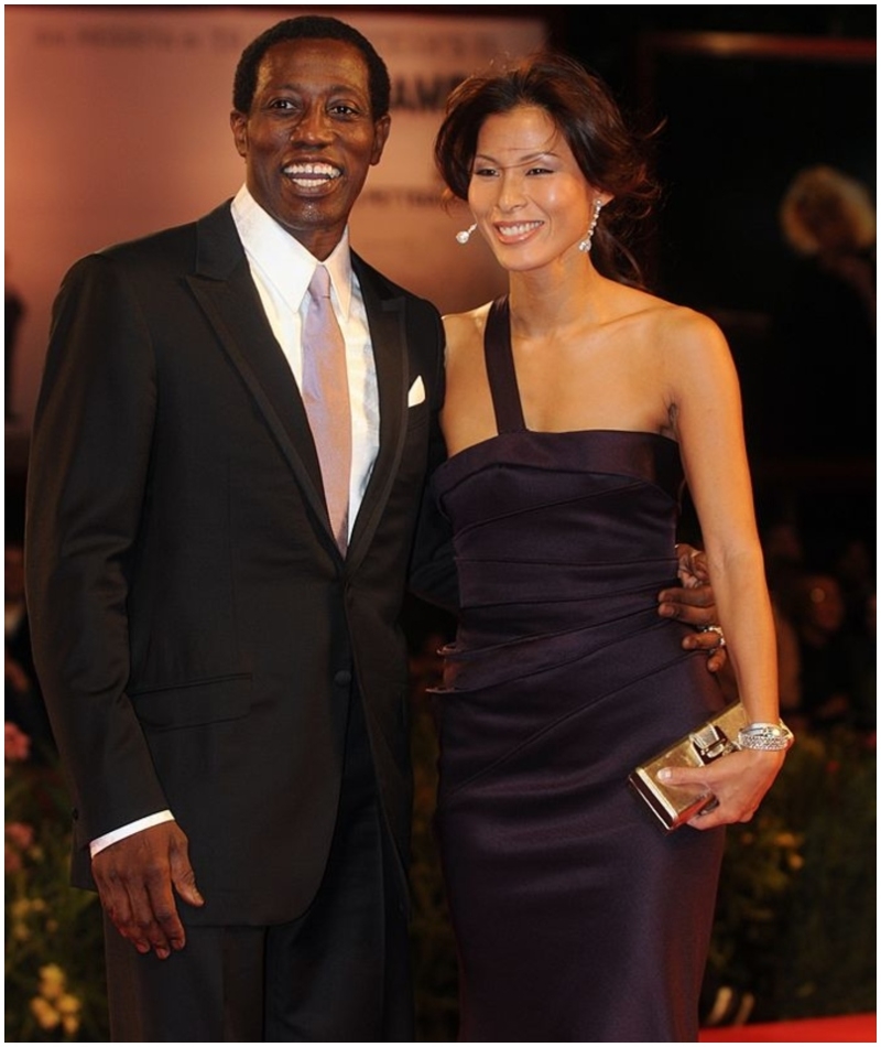 Nikki Park und Wesley Snipes | Getty Images Photo by Pool CATARINA/VANDEVILLE/Gamma-Rapho