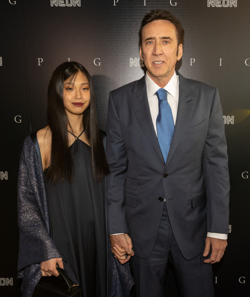 Nicolas Cage und Riko Shibata | Getty Images Photo by Chris Polk