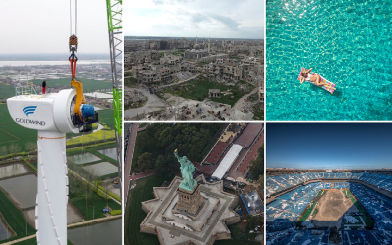 More Astonishing Photographs Taken By Flying Drones | Getty Images Photo by VCG & Shutterstock Photo by Fly_and_Dive & Zoom Team & Alamy Stock Photo by Oneinchpunch & Media Drum World