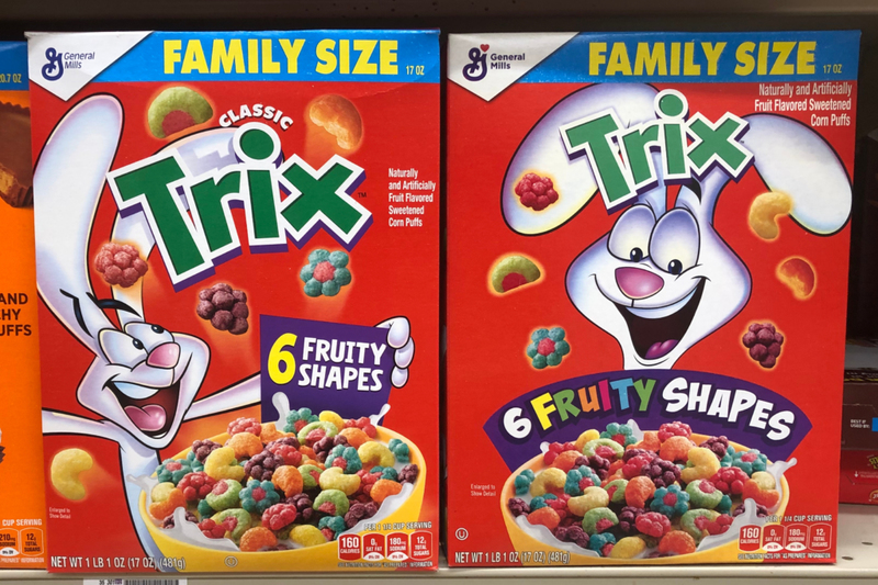 Fruit-Shaped Trix Cereal | Shutterstock