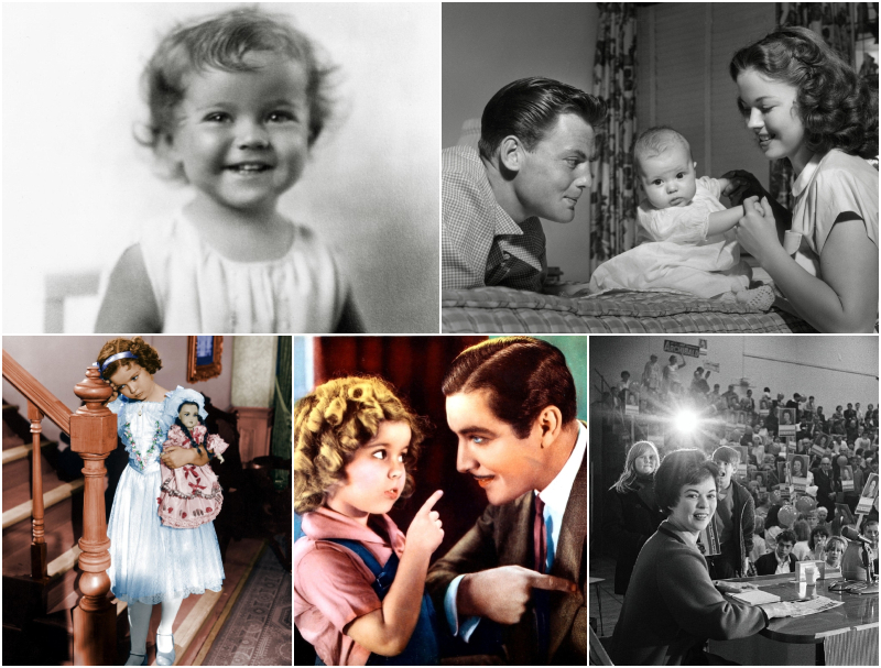 The Life of Shirley Temple | Alamy Stock Photo by PictureLux/The Hollywood Archive & Hollywood Photo Archive/MediaPunch & Getty Images Photo by LMPC & Bettmann